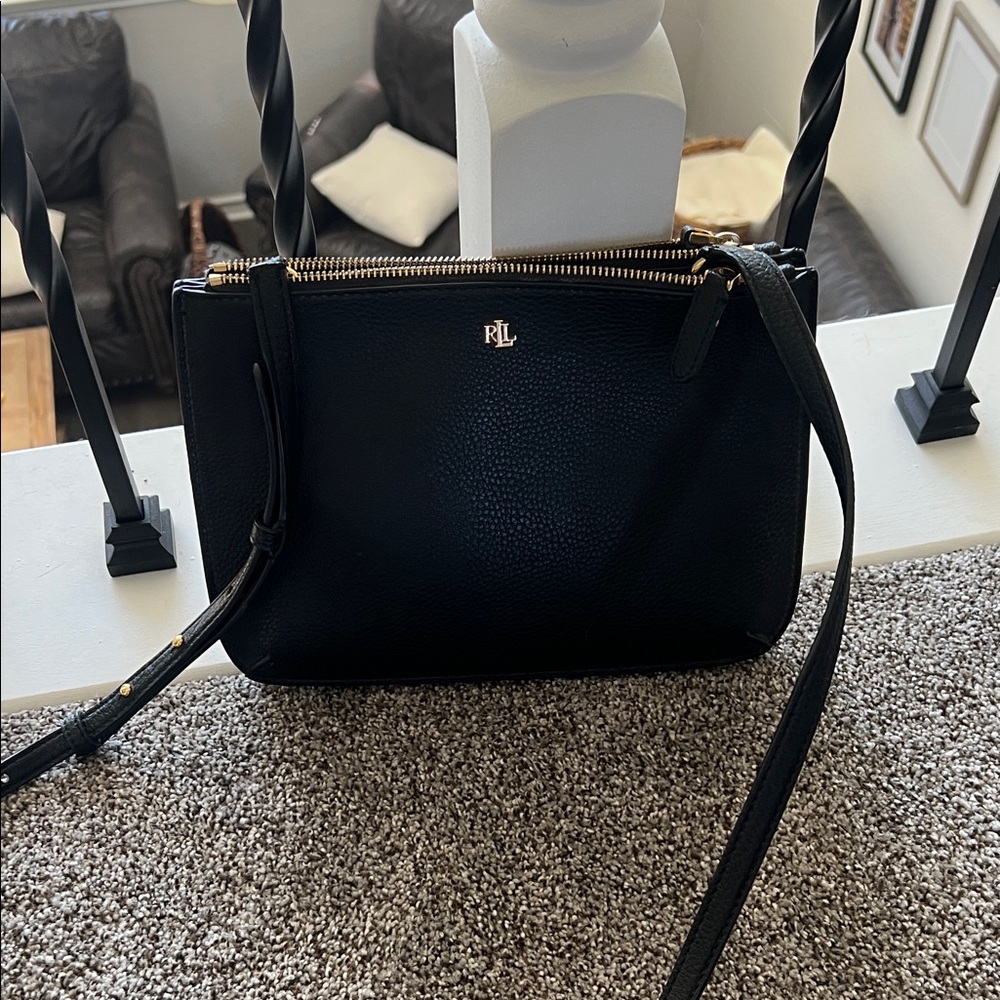 Ralph Lauren Elegant Black Crossbody Bag